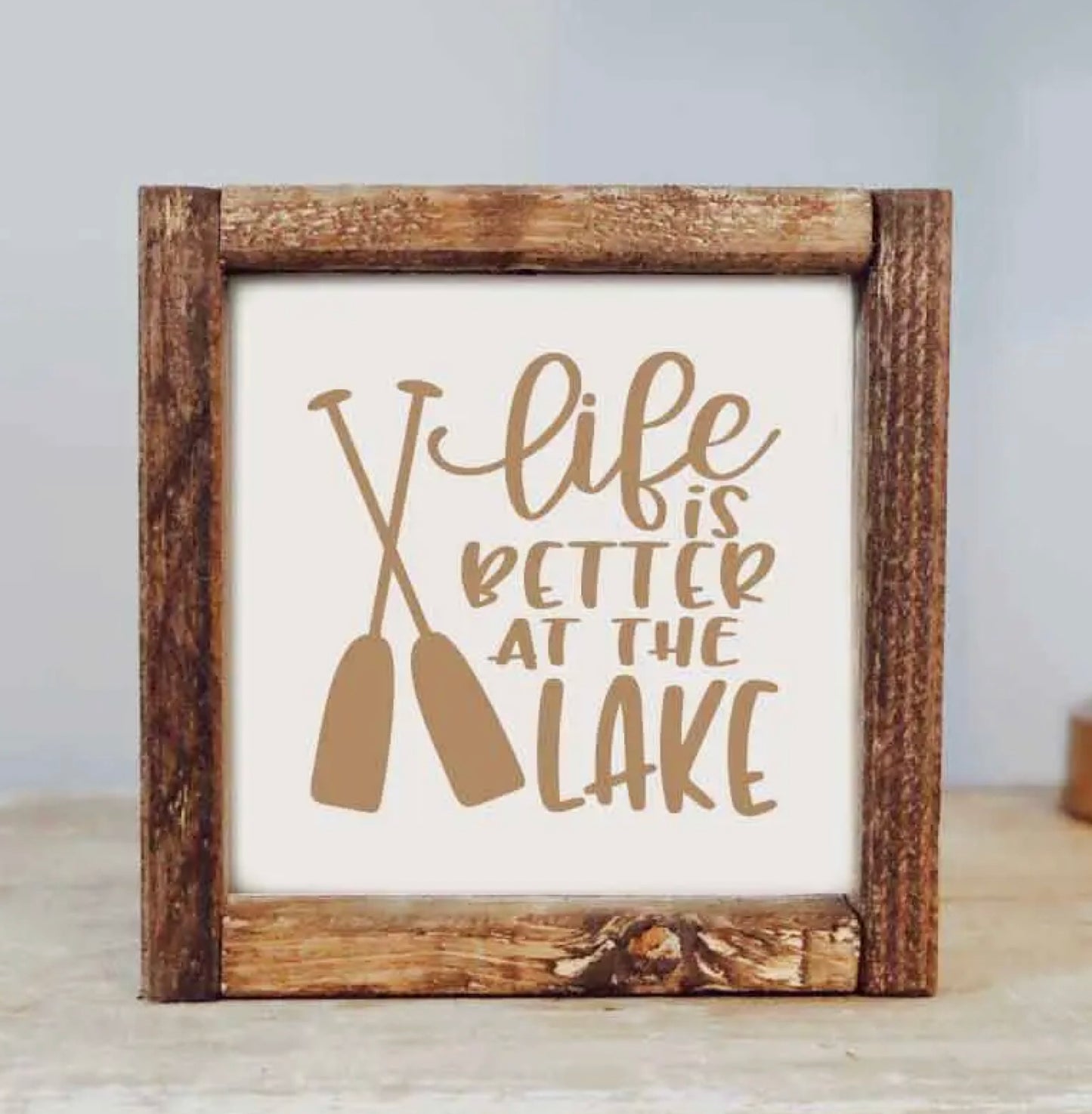 Pine Designs Wood Engraved Box Signs