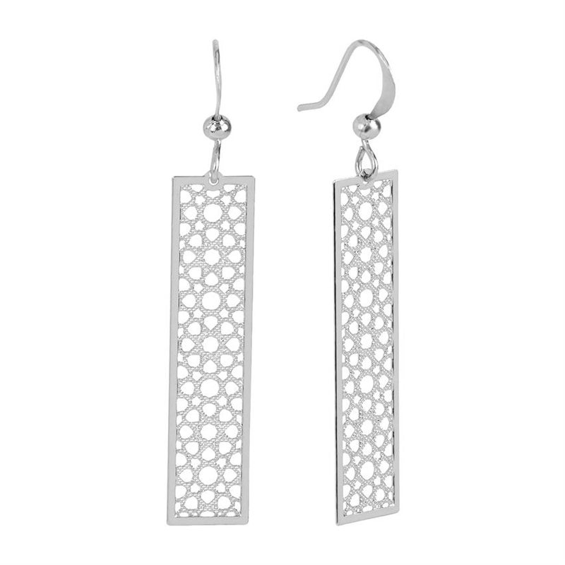 Whispers Silver Dangle Earrings