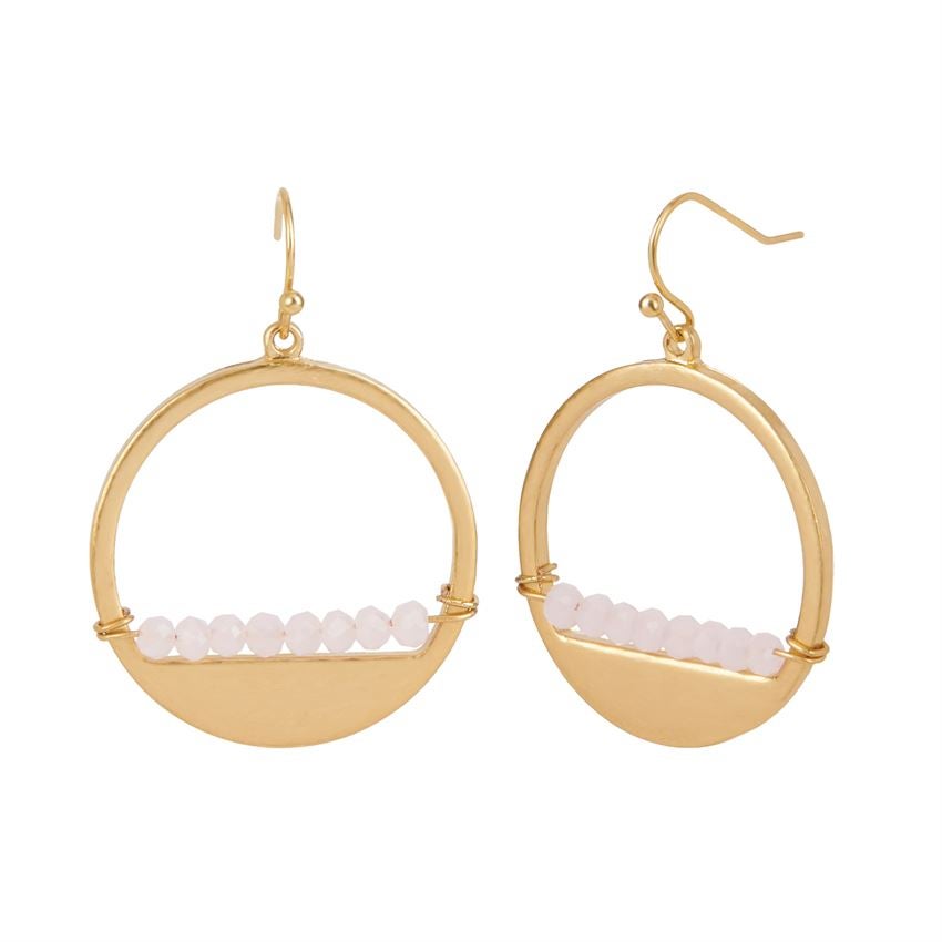 Whispers Gold Dangle Earrings