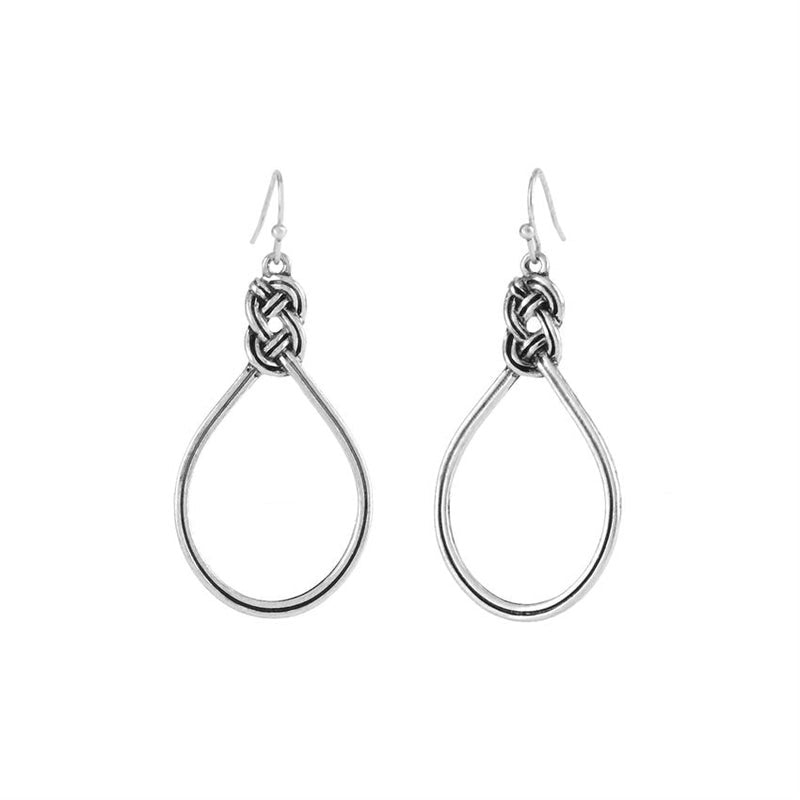 Whispers Silver Dangle Earrings