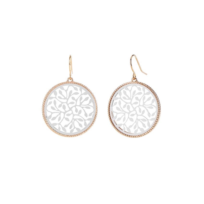 Whispers Mixed Metal Dangle Earrings