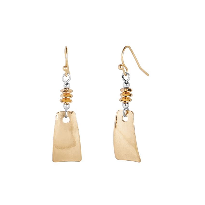 Whispers Gold Dangle Earrings