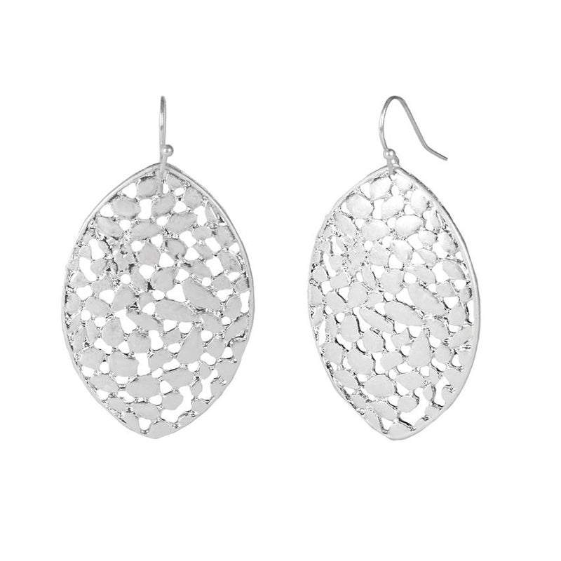 Whispers Silver Dangle Earrings