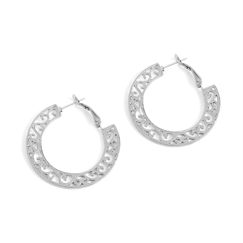 Whispers Silver Dangle Earrings