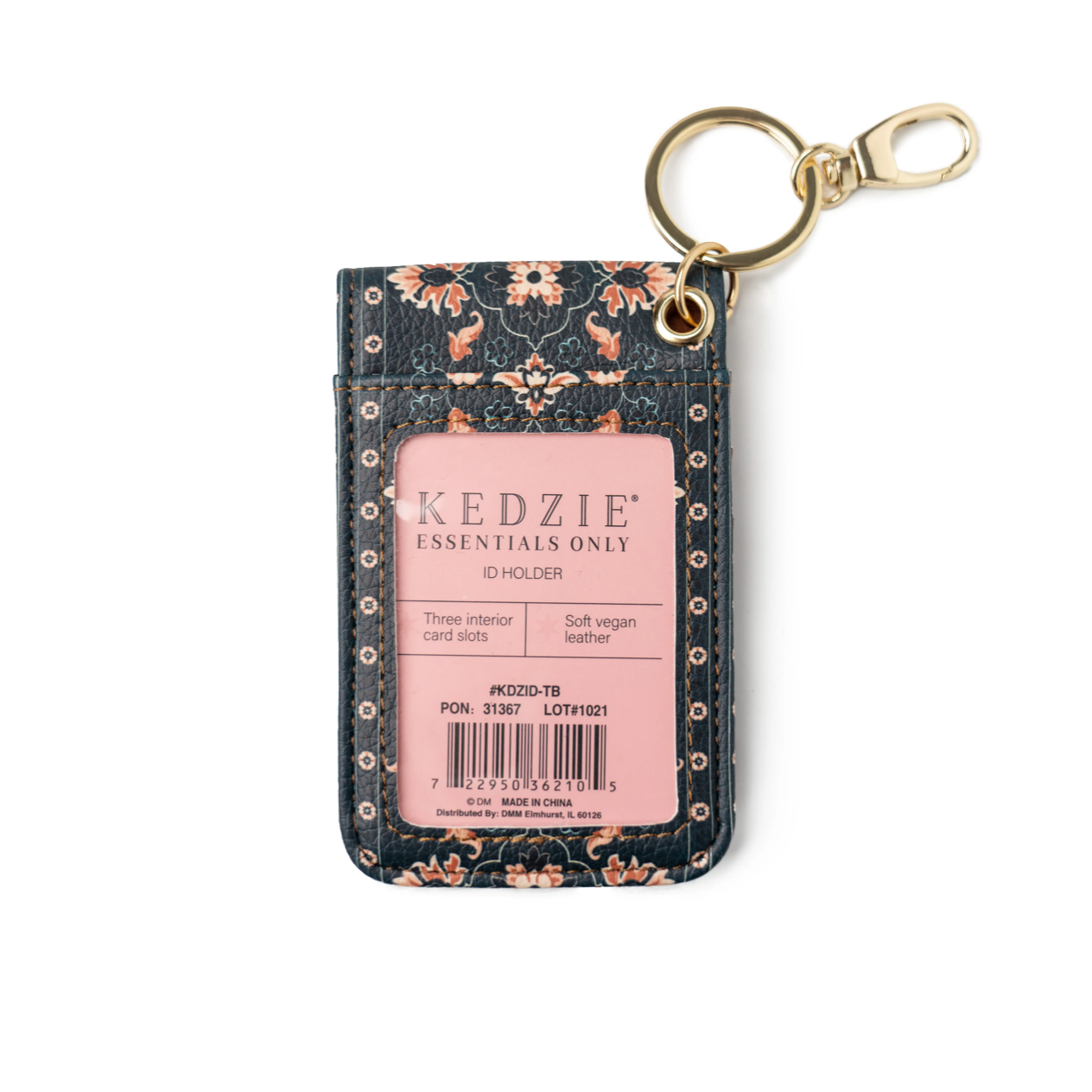 Kedzie Essentials Only ID Keychain