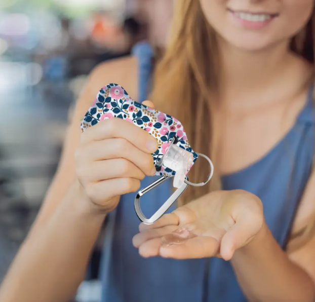 Hand Sanitizer in Keychain Pouch