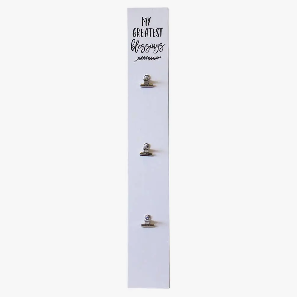 3-Clip Photo Plaque