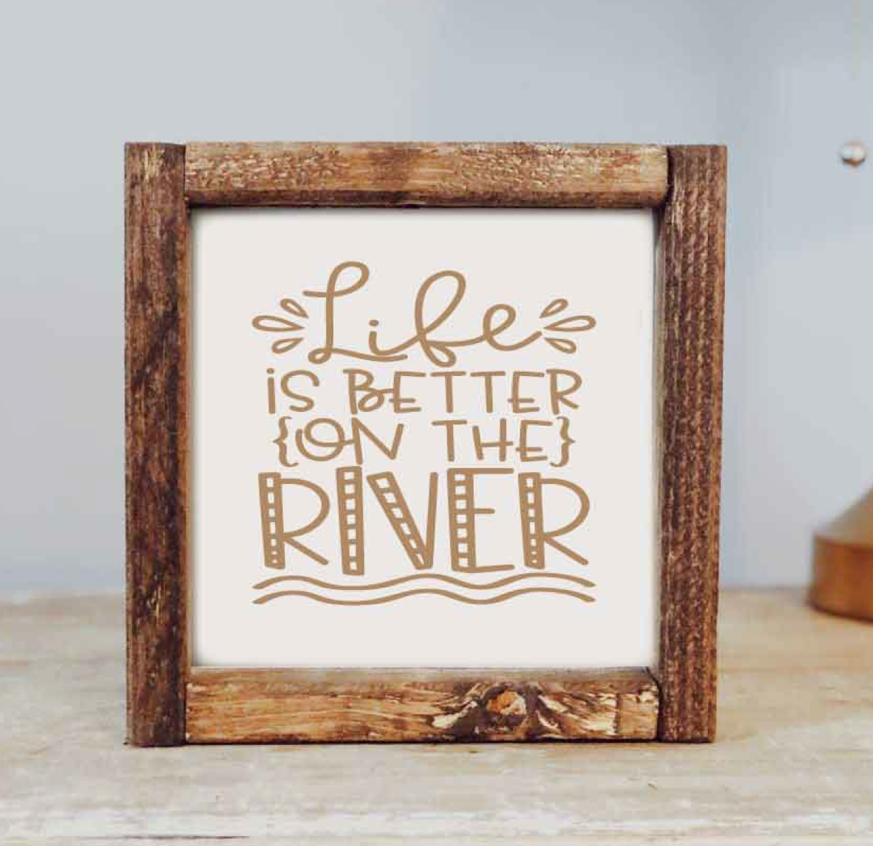Pine Designs Wood Engraved Box Signs