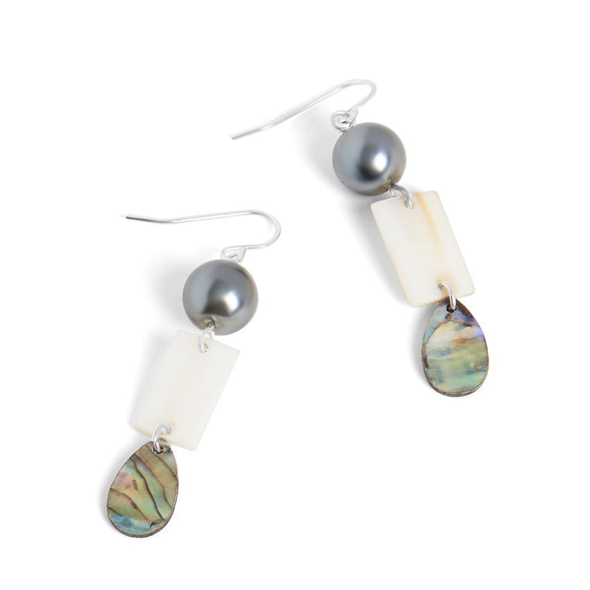 Whispers Silver Dangle Earrings