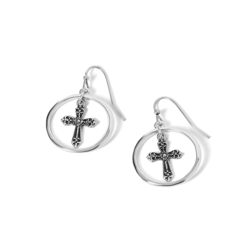 Whispers Silver Dangle Earrings