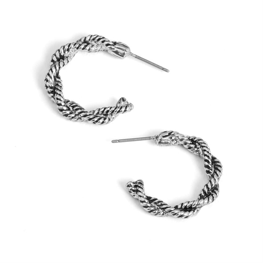 Whispers Silver Dangle Earrings