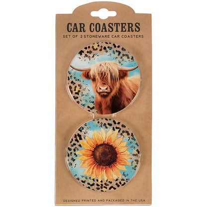 2.56 Car Coaster - Sets of 10 – Carolina Thread Place
