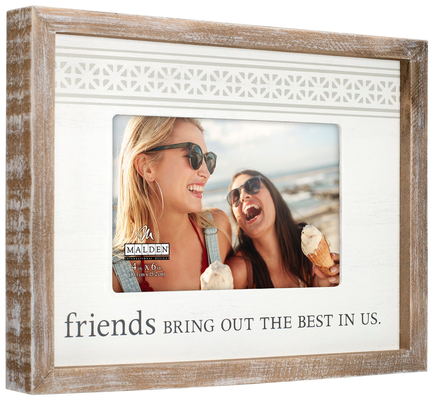 Frame “Friends bring out the best in us.” (4x6)