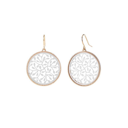 Whispers Mixed Metal Dangle Earrings
