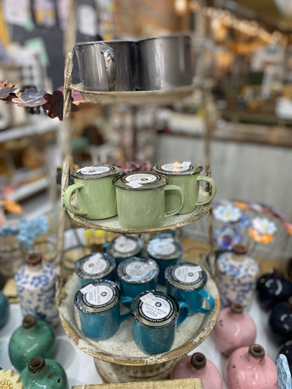 Enamel Mug Candles