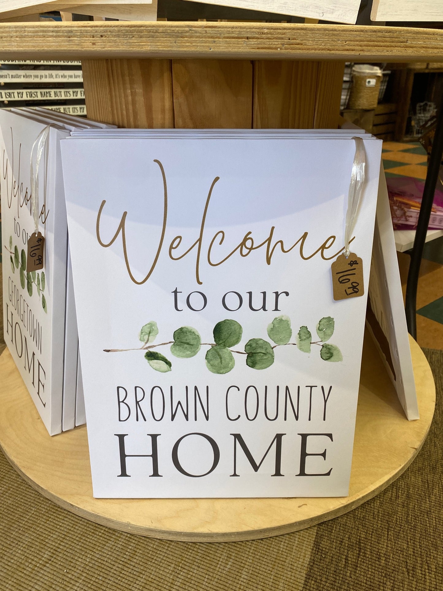 “Welcome to our Home” Canvas Prints